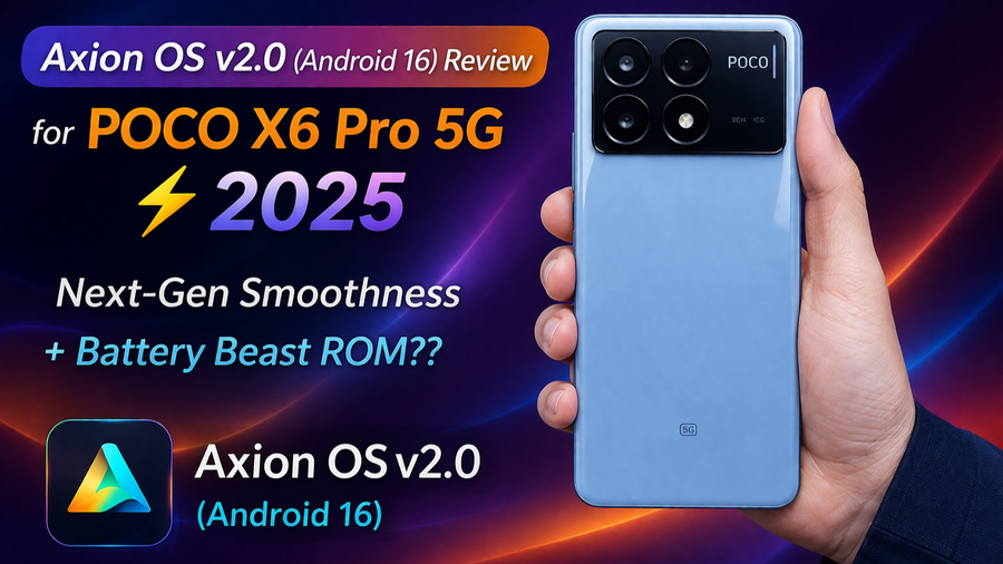 Axion OS 2.0 for Poco X6 Pro 5G
